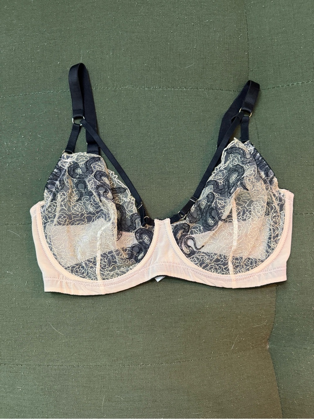 Playful Promises Dakota Snake High Apex Bra with Overbust Straps